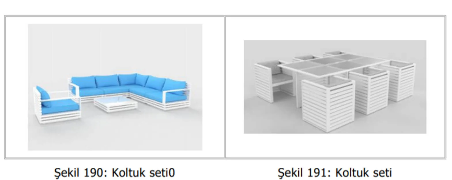 örnek mobilya set tasarım başvuruları-Manisa Patent
